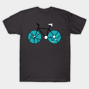 Bike in teal T-Shirt